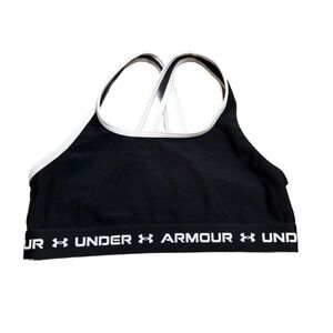Under Armour Black and White Sports Bra
